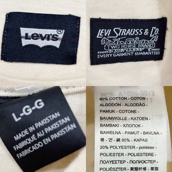 LEVI'S® Skateboard Graphic Long Sleeve T-Shirt Size Large - Picture 8 of 9